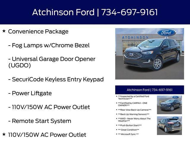 used 2022 Ford Edge car, priced at $22,500