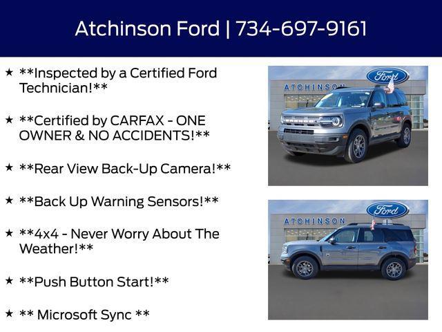 used 2022 Ford Bronco Sport car, priced at $24,500