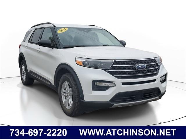 used 2021 Ford Explorer car, priced at $27,500