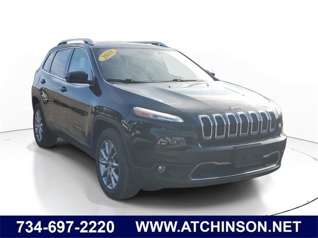 used 2018 Jeep Cherokee car, priced at $17,500