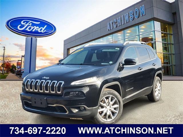 used 2018 Jeep Cherokee car, priced at $17,500