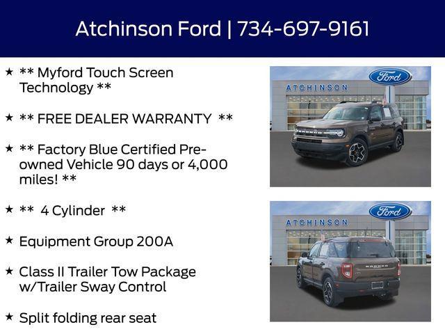 used 2022 Ford Bronco Sport car, priced at $25,000