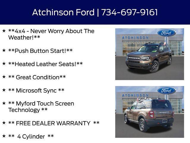used 2022 Ford Bronco Sport car, priced at $27,500