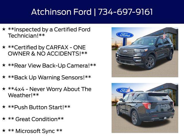 used 2022 Ford Explorer car, priced at $31,500
