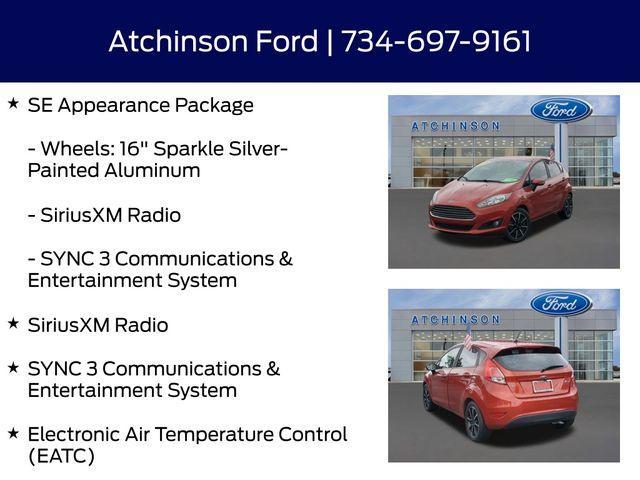 used 2018 Ford Fiesta car, priced at $6,500