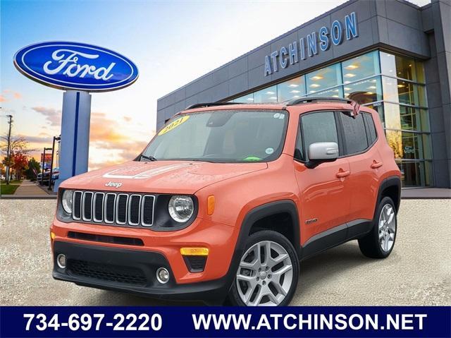 used 2021 Jeep Renegade car, priced at $18,000