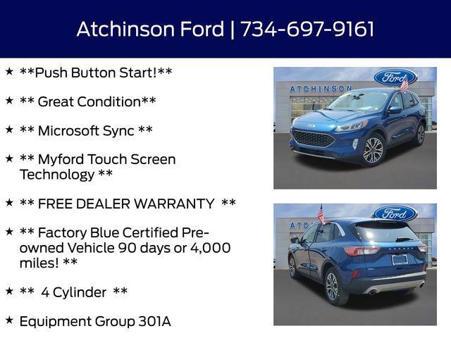 used 2022 Ford Escape car, priced at $22,500