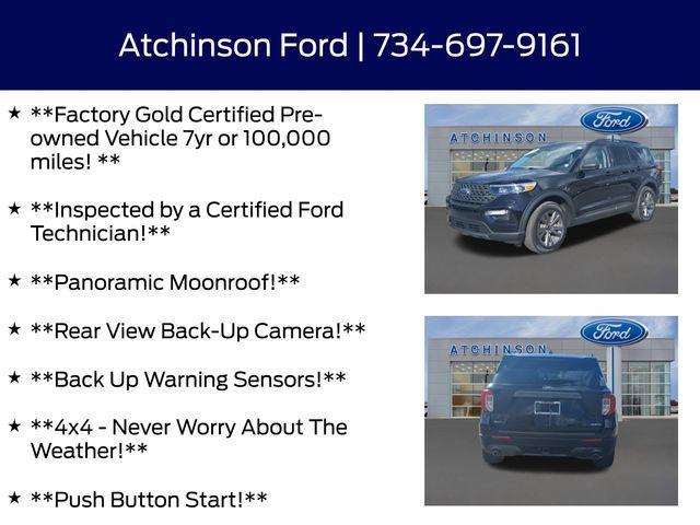 used 2021 Ford Explorer car, priced at $25,500
