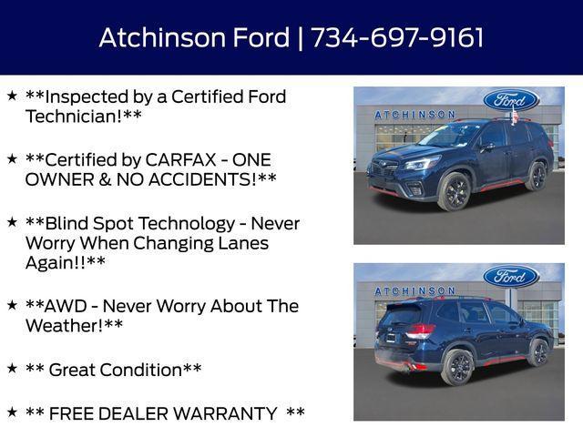 used 2021 Subaru Forester car, priced at $20,000