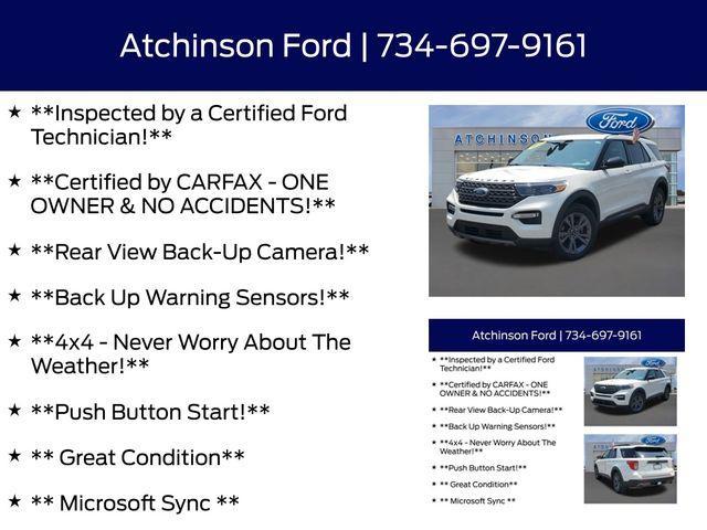 used 2022 Ford Explorer car, priced at $25,000