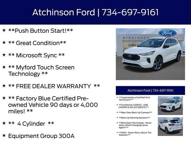 used 2023 Ford Escape car, priced at $24,000