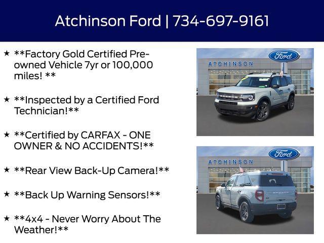 used 2022 Ford Bronco Sport car, priced at $24,500