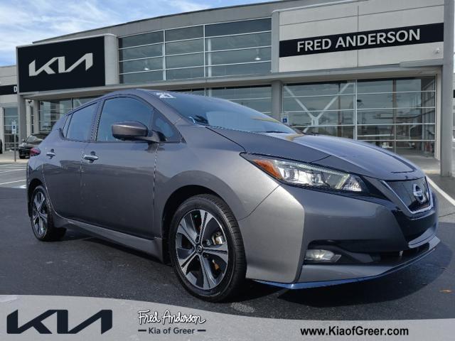 used 2021 Nissan Leaf car, priced at $15,857