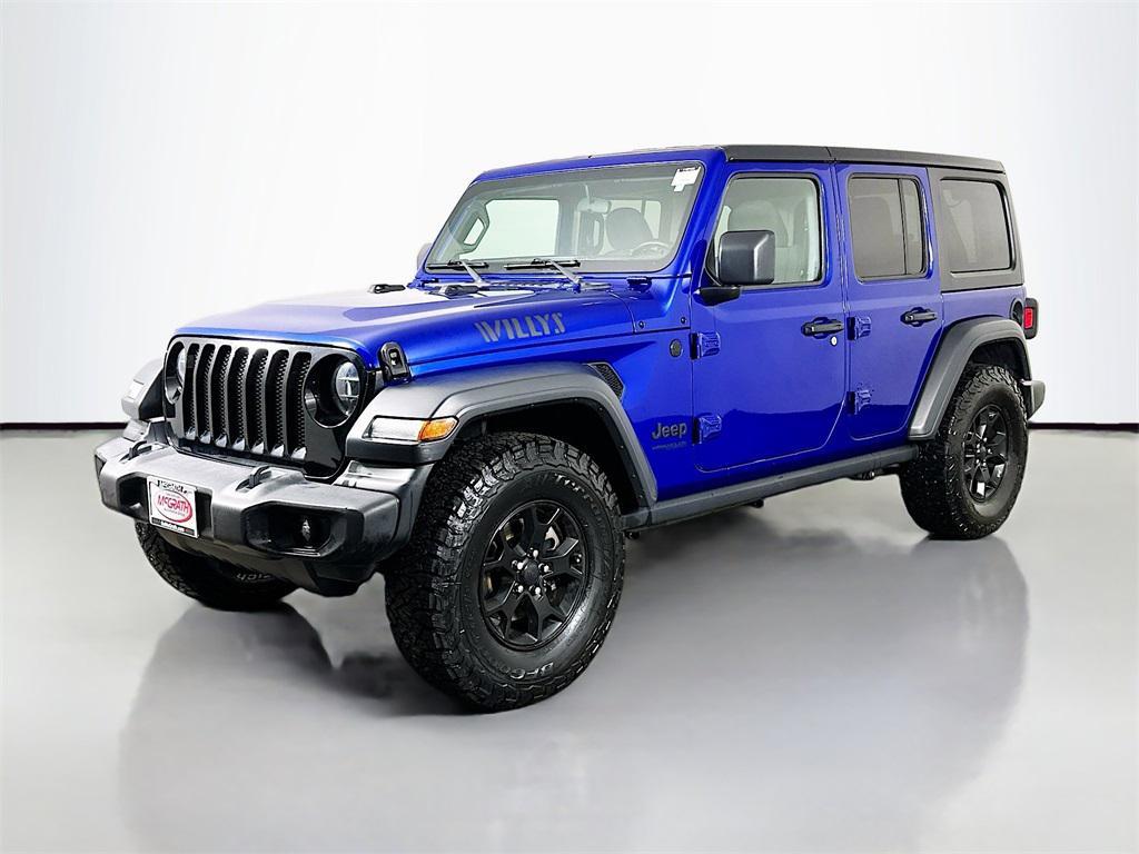 used 2020 Jeep Wrangler Unlimited car, priced at $19,500