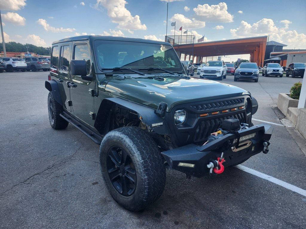 used 2021 Jeep Wrangler Unlimited car, priced at $31,443