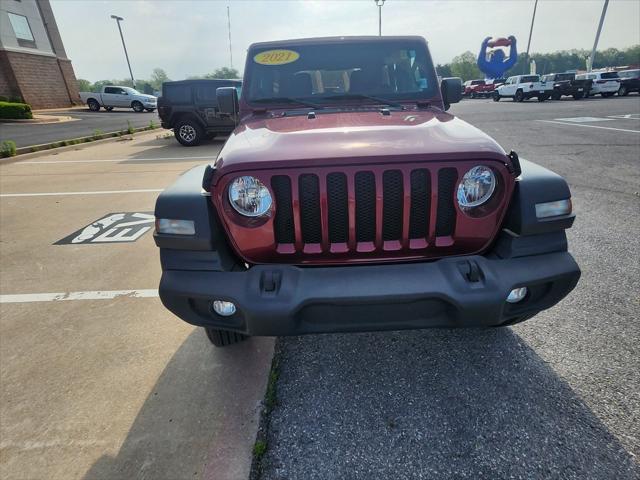 used 2021 Jeep Wrangler Unlimited car, priced at $28,557