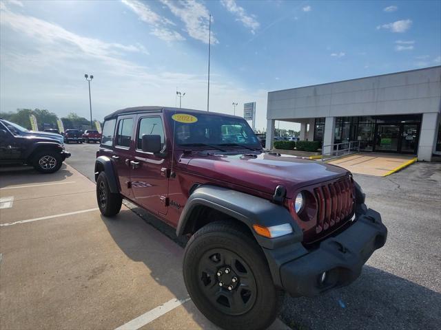 used 2021 Jeep Wrangler Unlimited car, priced at $28,557