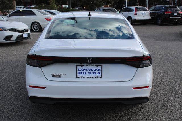 new 2025 Honda Accord car, priced at $30,651