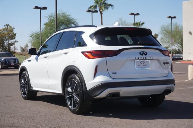 new 2025 INFINITI QX50 car, priced at $53,018