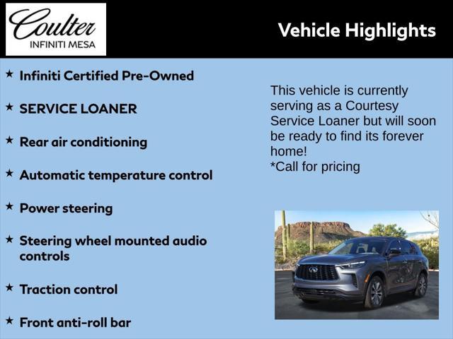 used 2025 INFINITI QX60 car, priced at $43,751