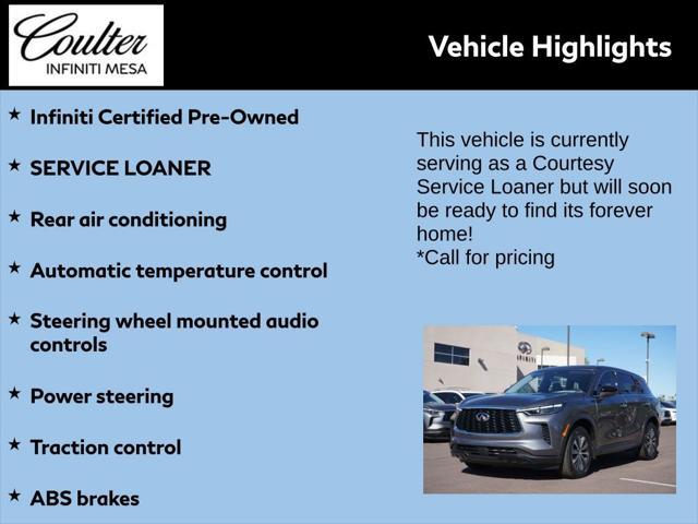 used 2025 INFINITI QX60 car, priced at $43,751