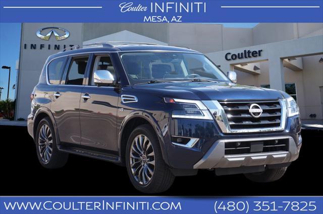 used 2021 Nissan Armada car, priced at $41,500