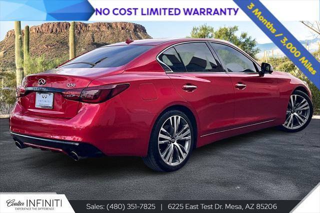 used 2023 INFINITI Q50 car, priced at $32,995