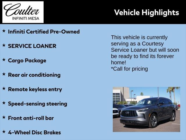 used 2025 INFINITI QX60 car, priced at $50,540