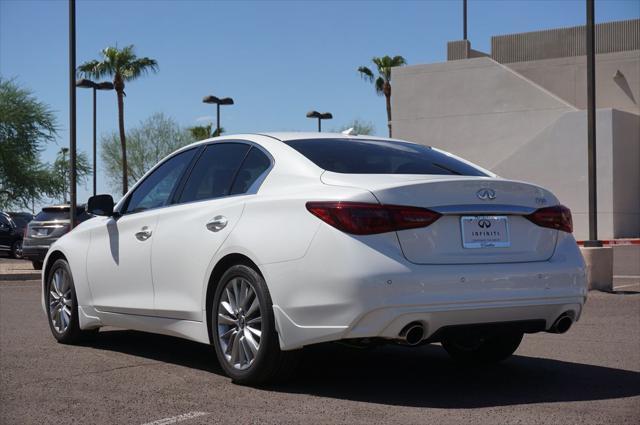 new 2024 INFINITI Q50 car, priced at $46,085