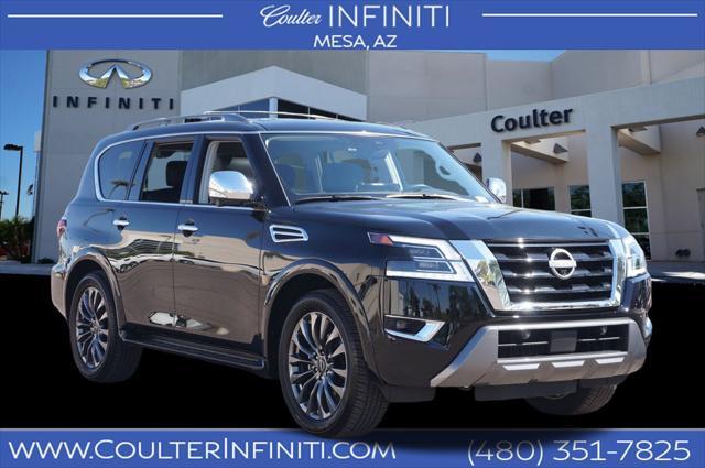 used 2023 Nissan Armada car, priced at $52,000