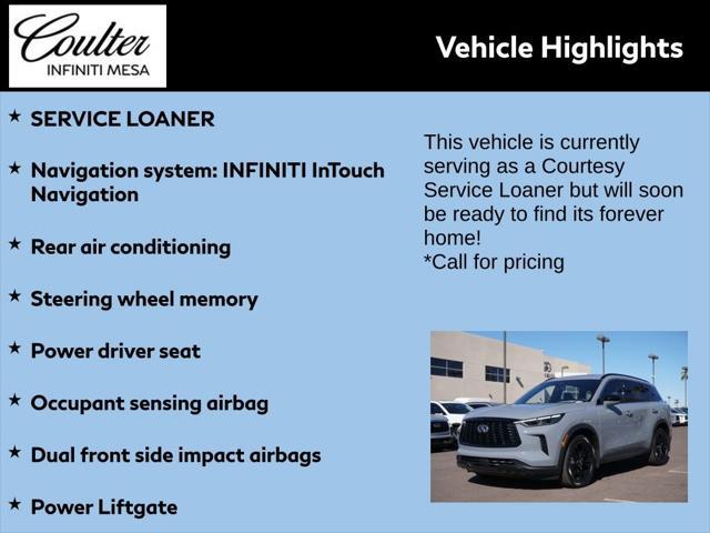 used 2025 INFINITI QX60 car, priced at $54,498