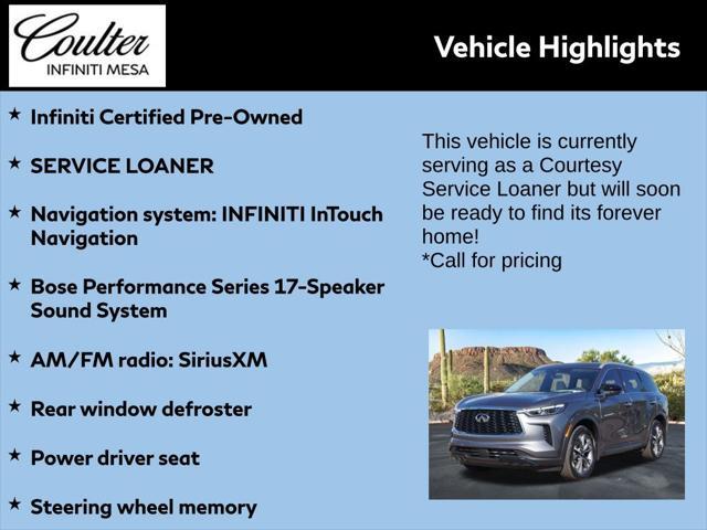 used 2025 INFINITI QX60 car, priced at $52,086