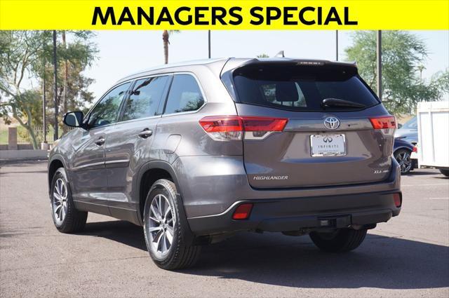 used 2019 Toyota Highlander car, priced at $23,500