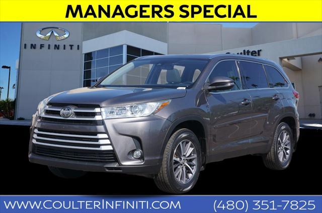 used 2019 Toyota Highlander car, priced at $23,500