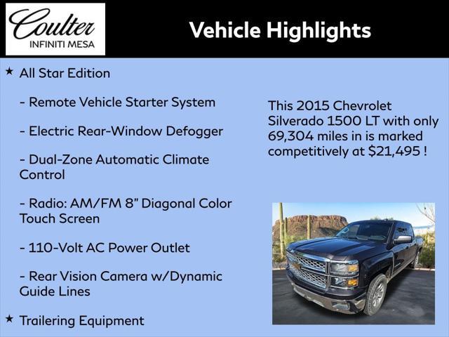 used 2015 Chevrolet Silverado 1500 car, priced at $21,330