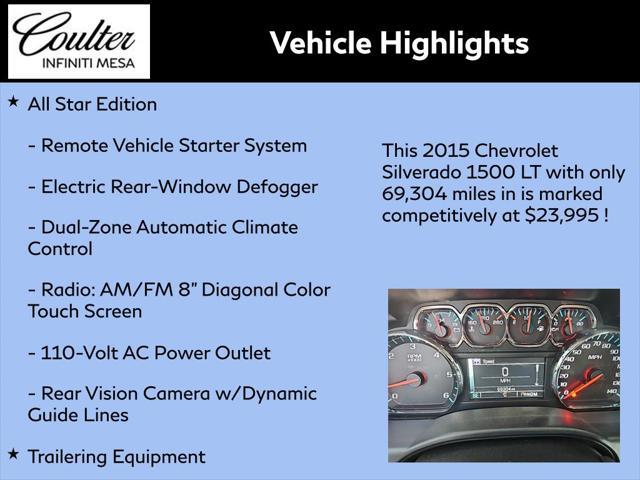 used 2015 Chevrolet Silverado 1500 car, priced at $21,995
