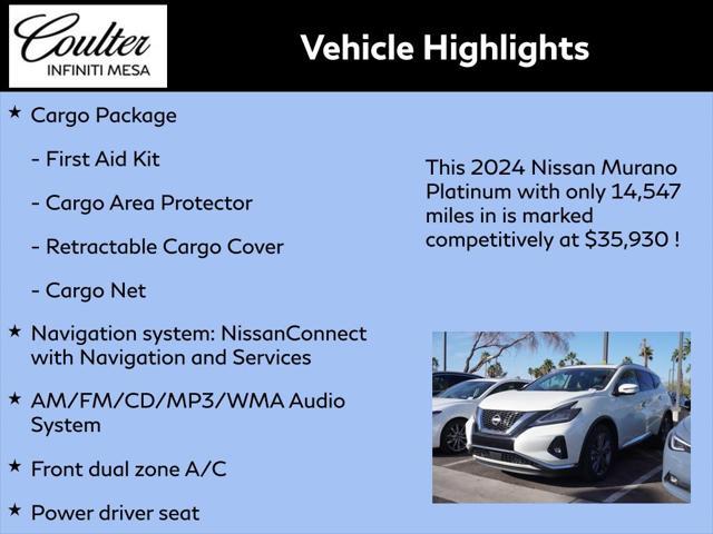 used 2024 Nissan Murano car, priced at $35,930