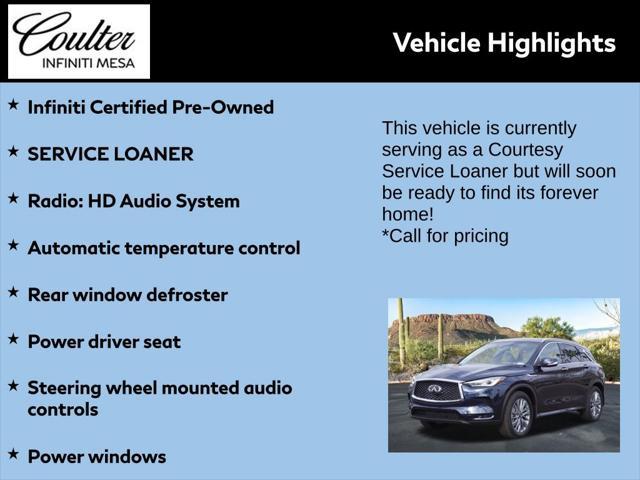 used 2025 INFINITI QX50 car, priced at $40,451
