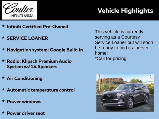used 2025 INFINITI QX80 car, priced at $84,119