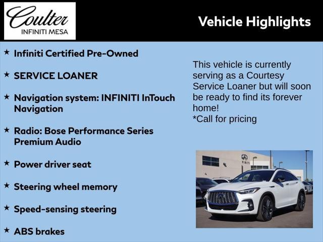 used 2025 INFINITI QX55 car, priced at $49,768