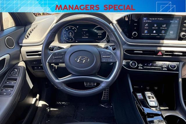 used 2021 Hyundai Sonata car, priced at $19,294