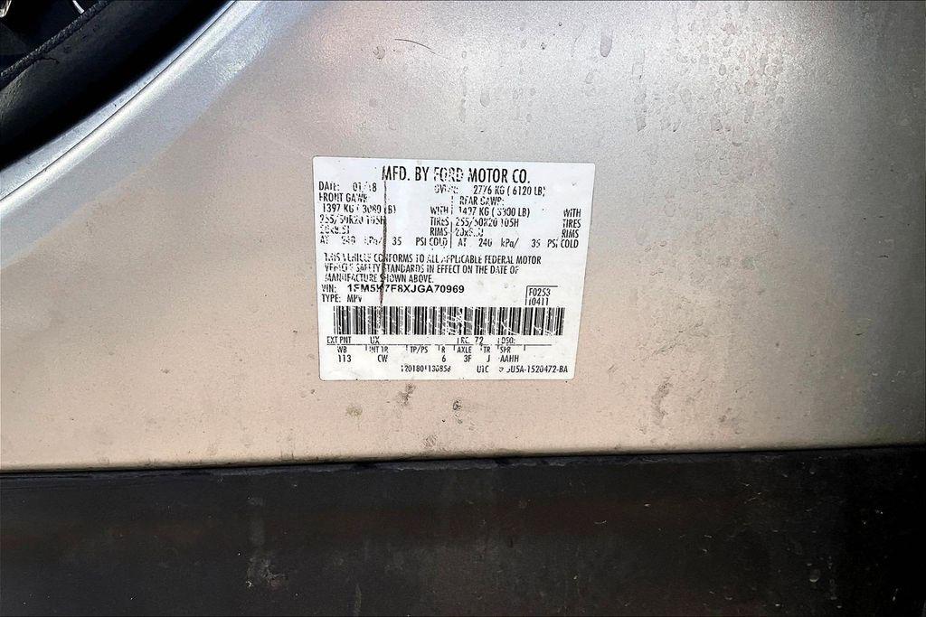 used 2018 Ford Explorer car, priced at $17,995