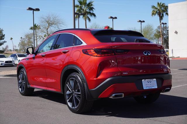 new 2025 INFINITI QX55 car, priced at $55,418