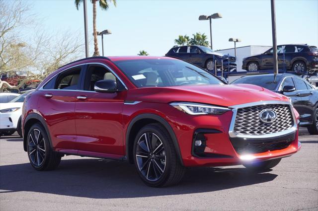 new 2025 INFINITI QX55 car, priced at $55,418