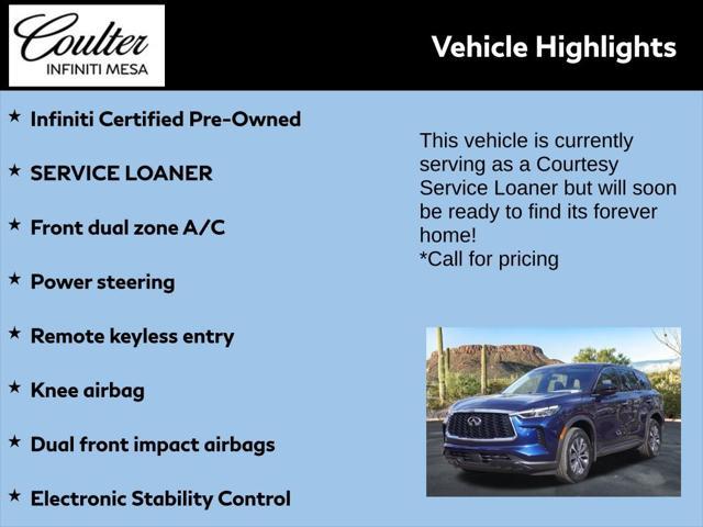 used 2025 INFINITI QX60 car, priced at $46,381