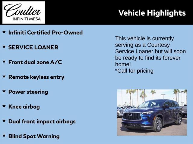 used 2025 INFINITI QX60 car, priced at $46,998