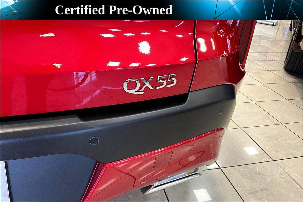 new 2025 INFINITI QX55 car, priced at $49,080