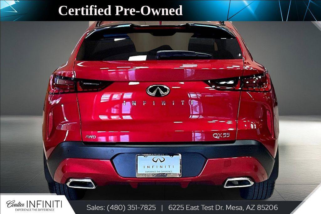 new 2025 INFINITI QX55 car, priced at $49,080