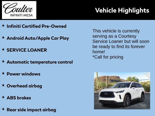 used 2025 INFINITI QX60 car, priced at $45,693