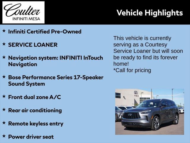 used 2025 INFINITI QX60 car, priced at $50,087